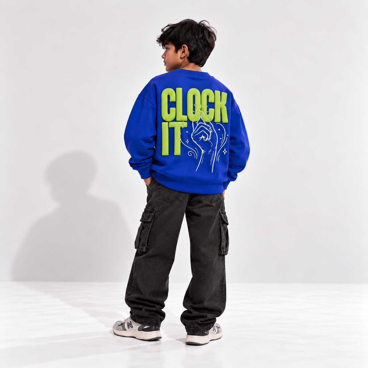 On My Time Sweatshirt Blue