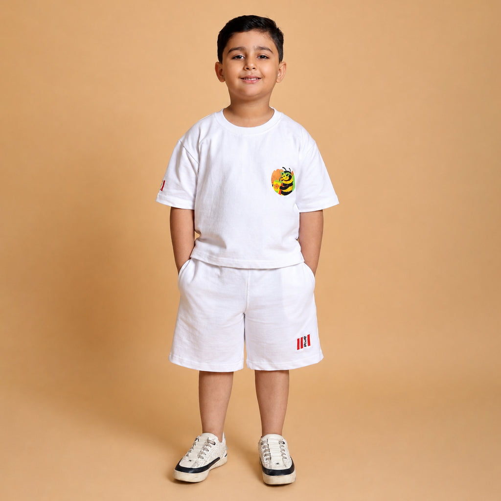 Honey Drip Boxy Tee White
