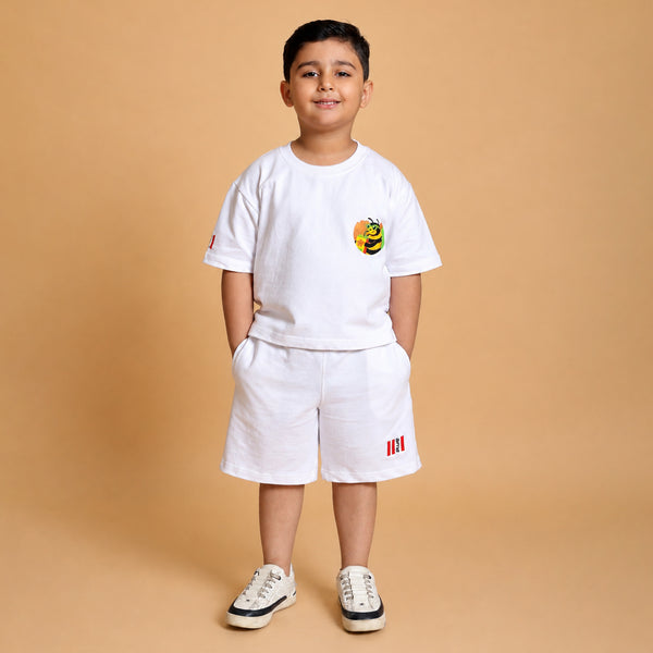 Honey Drip Boxy Tee White