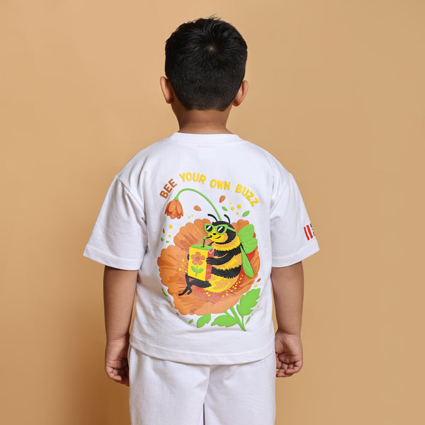 Honey Drip Boxy Tee White