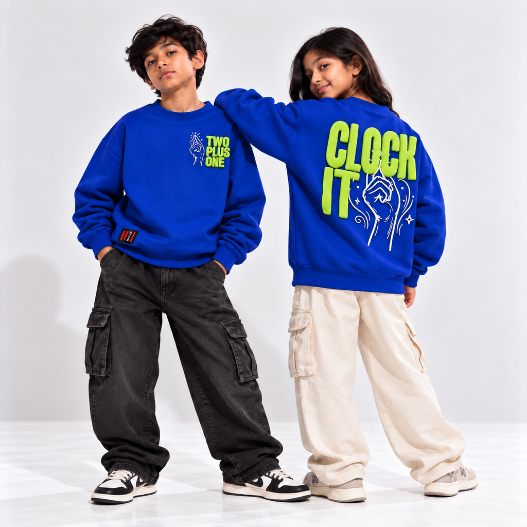 On My Time Sweatshirt Blue