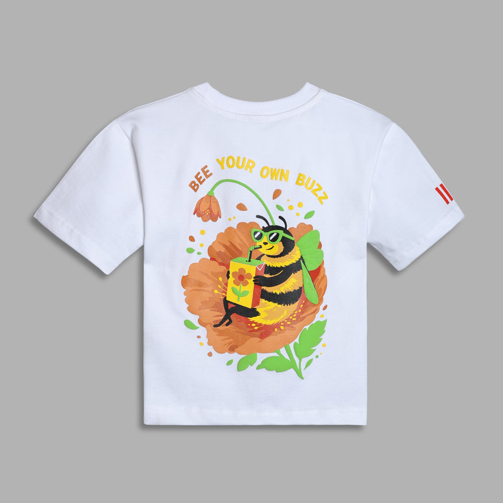 Honey Drip Boxy Tee White