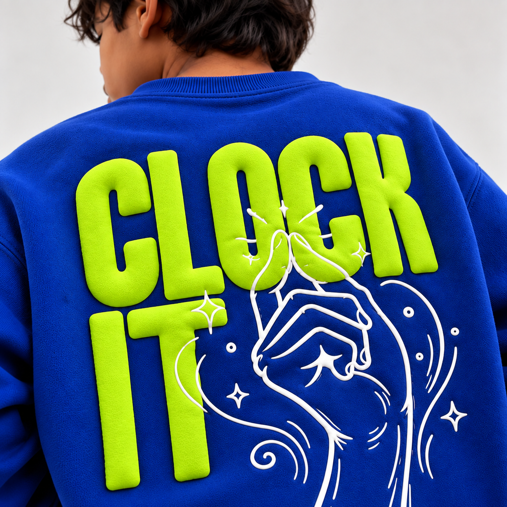 On My Time Sweatshirt Blue