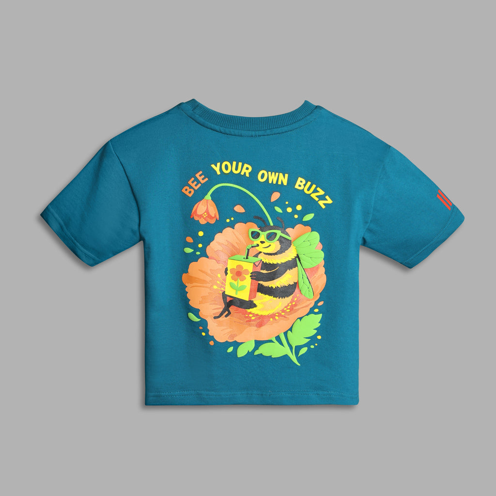 Honey Drip Boxy Tee Teal