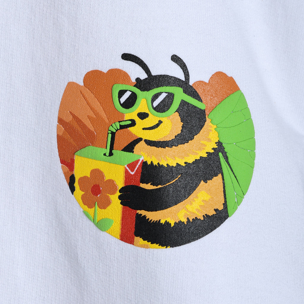 Honey Drip Boxy Tee White