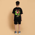 Flamin-Go Boxy Tee Black