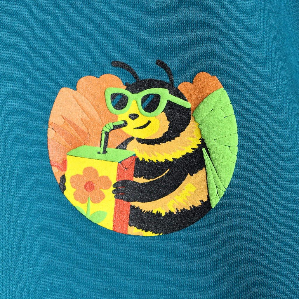 Honey Drip Boxy Tee Teal