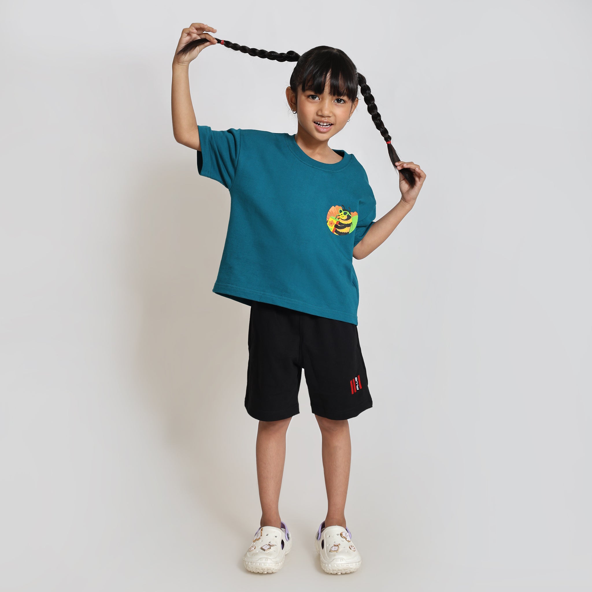 Honey Drip Boxy Tee Teal