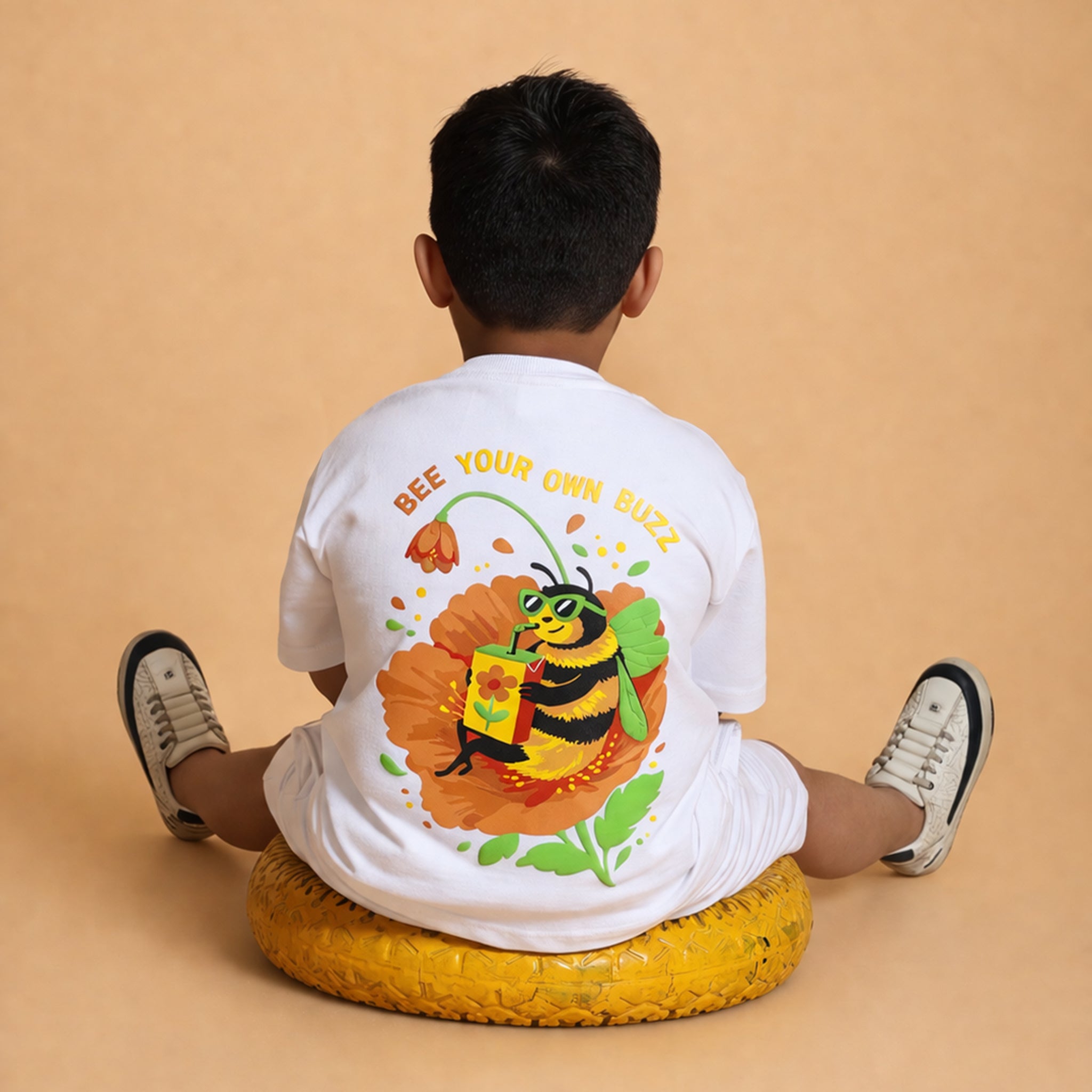 Honey Drip Boxy Tee White