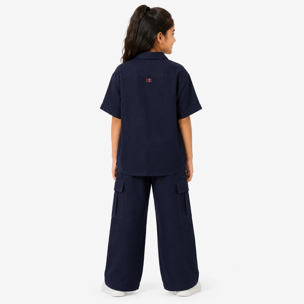 Everyday Escape Linen Co-Ord Navy