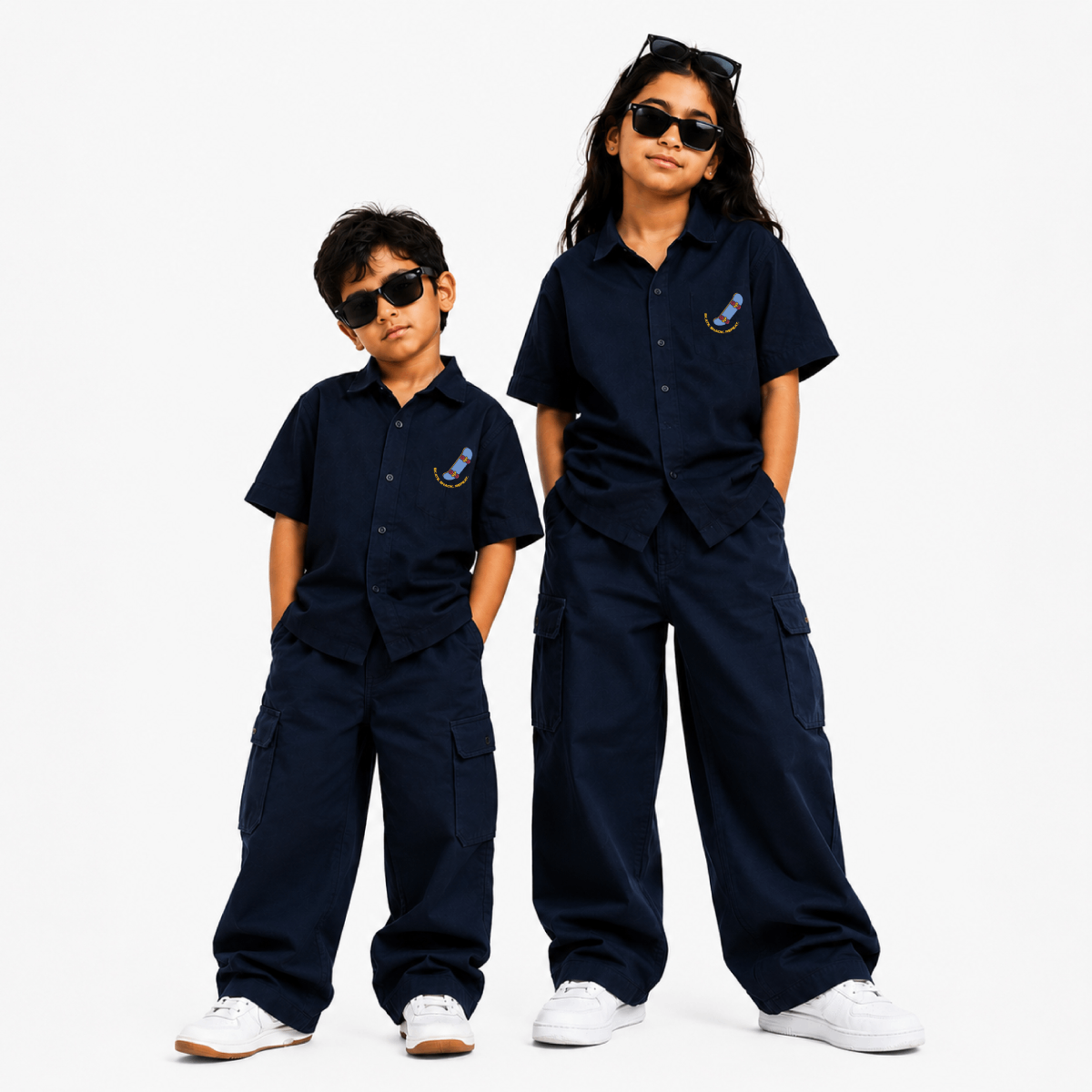Everyday Escape Linen Co-Ord Navy