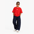 Relaxed Linen Cargo Navy