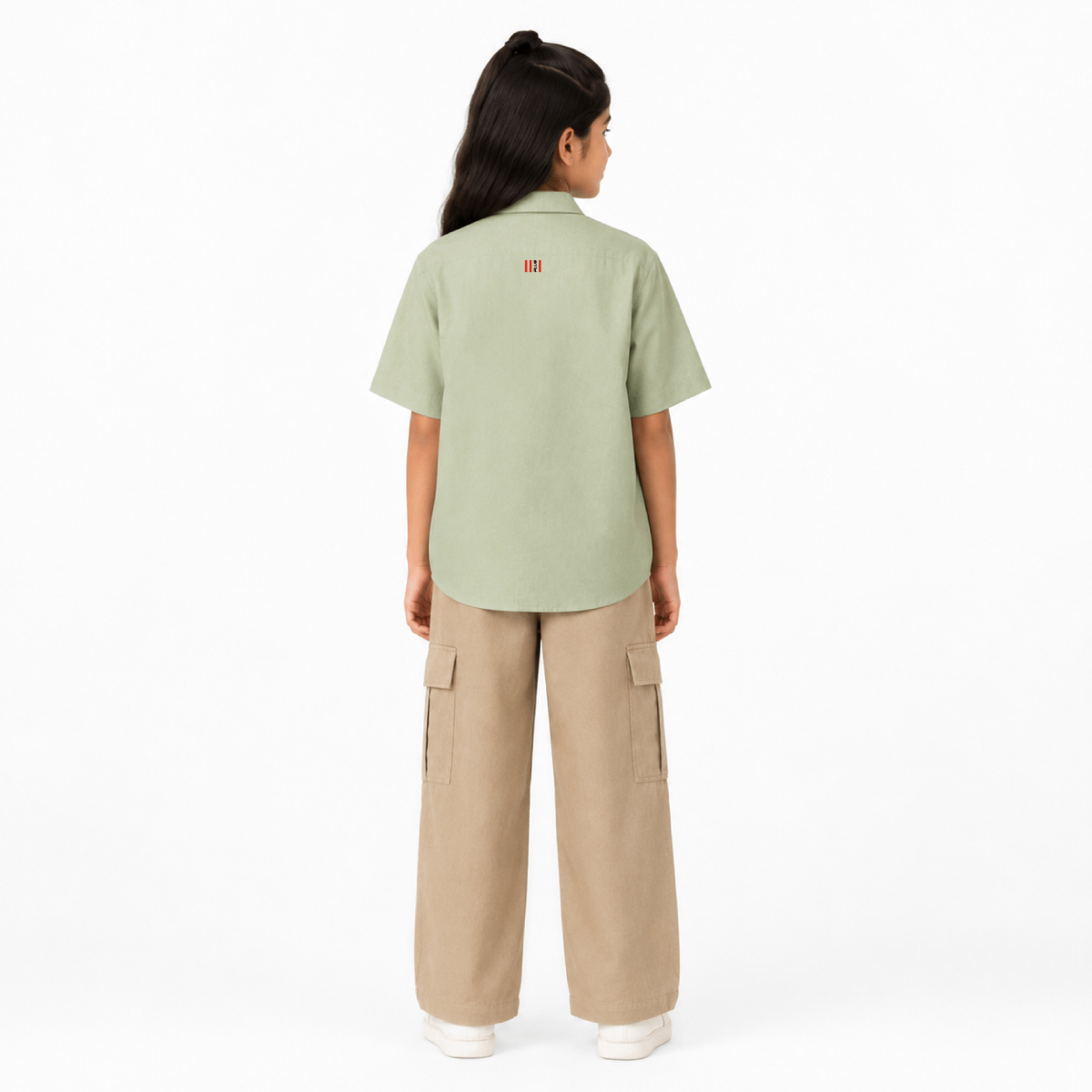 Sunglasses Linen Shirt Green